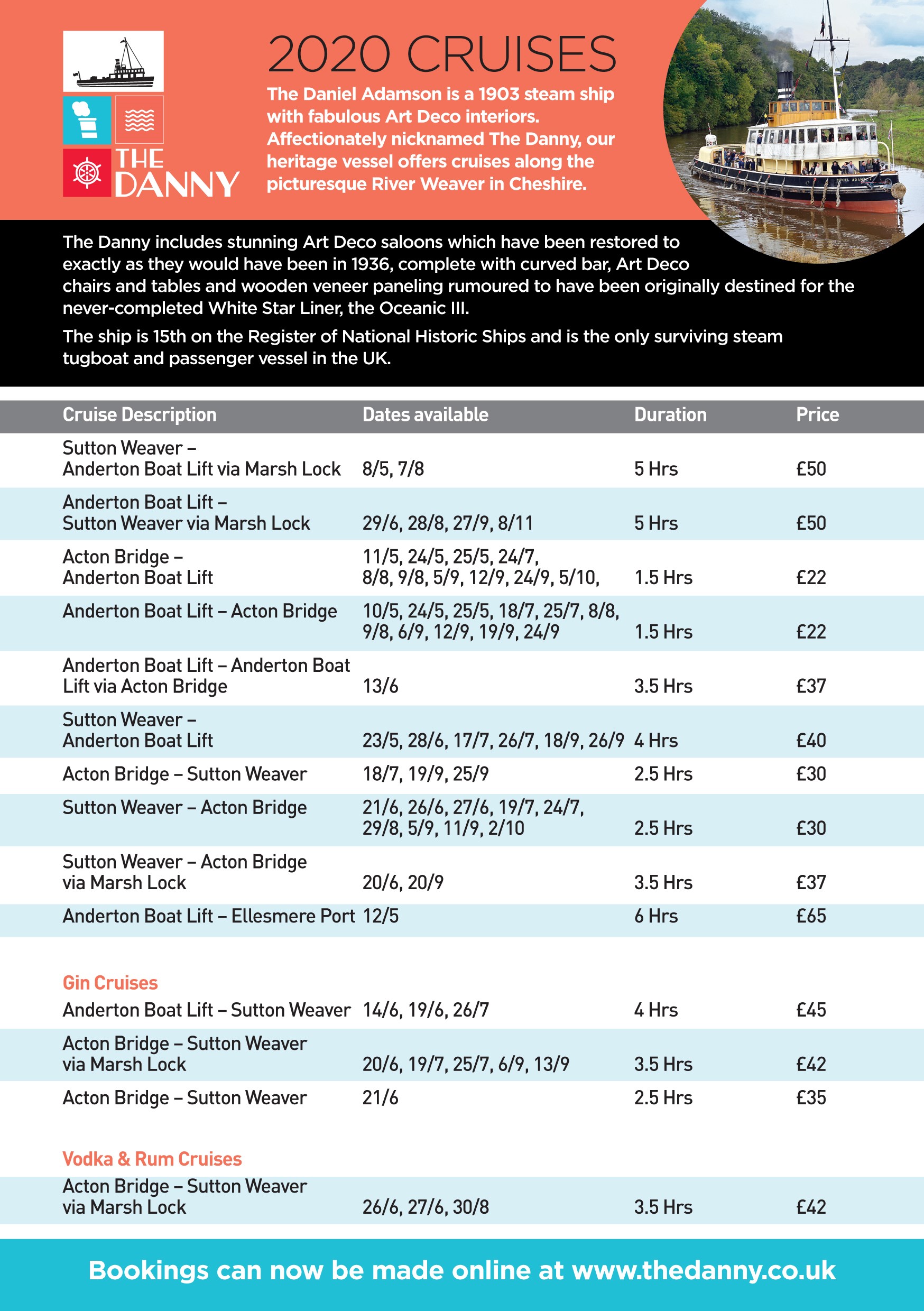 Closed for Winter Maintenance from November 10th for tours